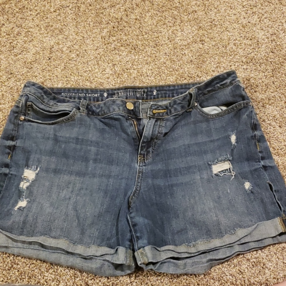 J Lo Boyfriend Shorts women's 16